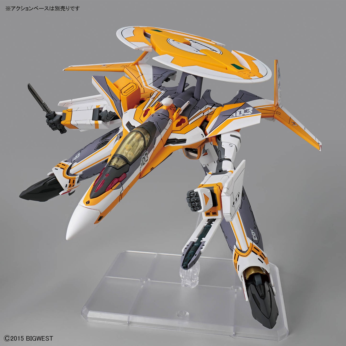 BANDAI HOBBY HG 1/100 VF-31E SIEGFRIED （CHUCK MUSTANG USE） Deluxe Set