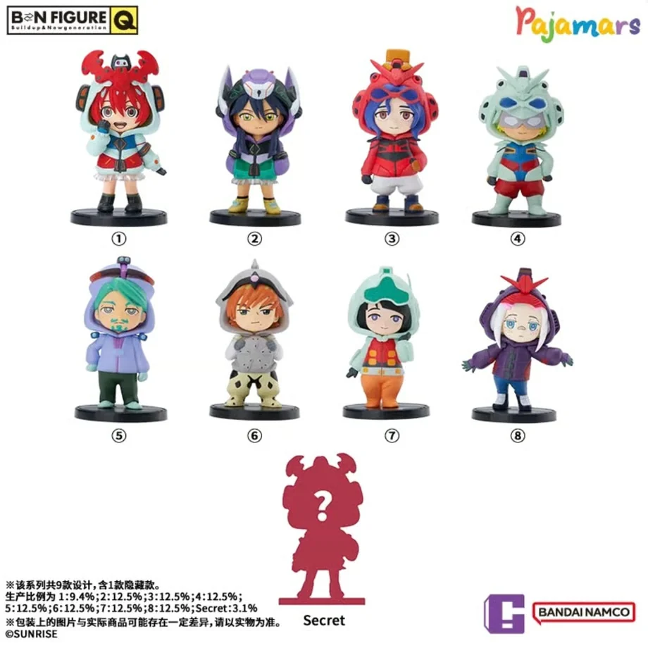 Bandai BN Figure Q Gundam GQuuuuuuX Pajamars