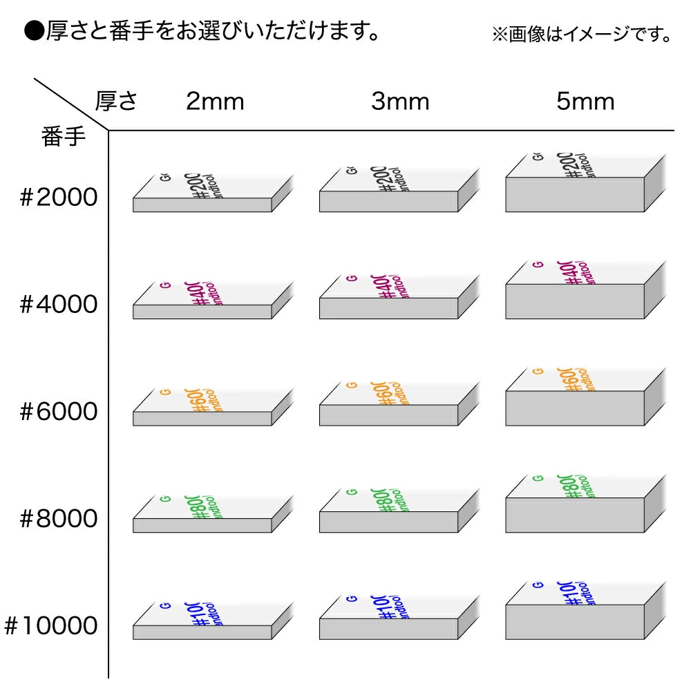 GodHand - MIGAKI Kamiyasu Polishing Single count 2mm, 3mm, 5mm [5pc pack]