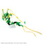 BANDAI HOBBY Pokemon Model Kit Mega Rayquaza