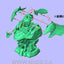 Mobile Suit Gundam MS Mechanical Bust 07 Sazabi [Full Set]