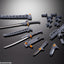 LIMITED METALBUILD WEAPON SET FOR EVANGELION Neon Genesis Evagelion