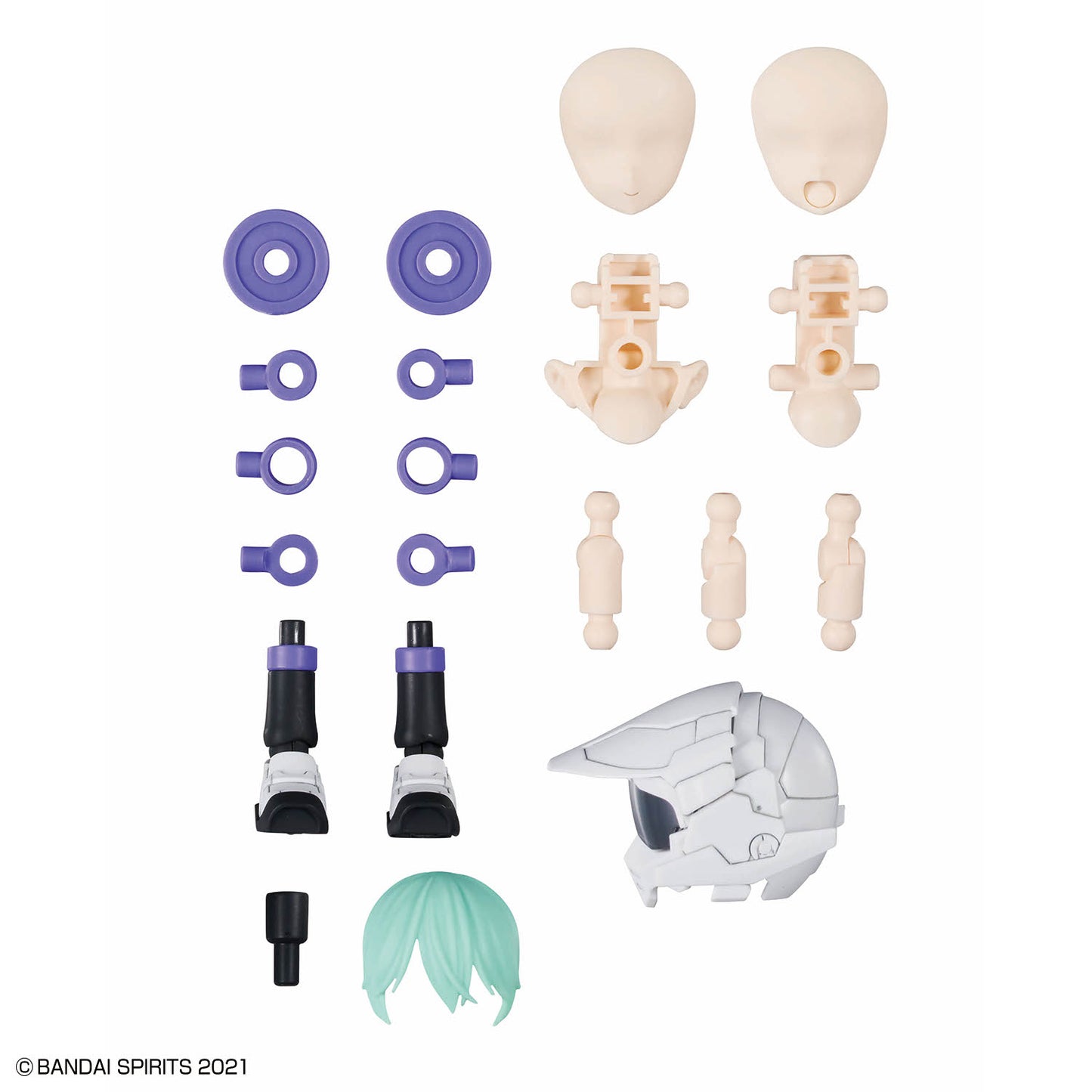 BANDAI HOBBY 30MS OPTION PARTS SET 22 (TURBO COSTUME α) ［COLOR B］