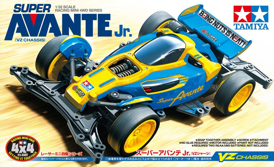 Tamiya 1/32 MINI 4WD Super Avante Jr. (VZ chassis)