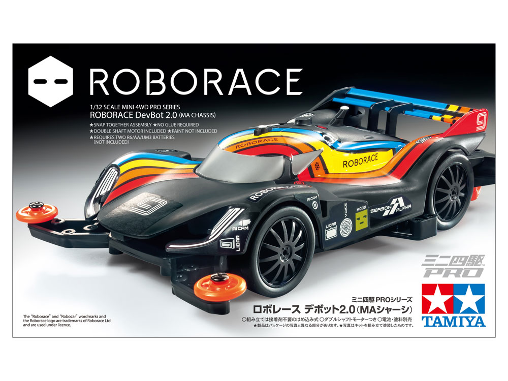 Roberce Tamiya 1/32 MINI 4WD Roborace DevBot 2.0 (MA CHASSIS) – Nii G Shop