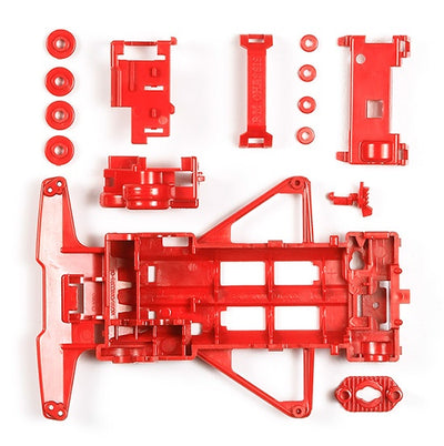 Tamiya 1/32 MINI 4WD Parts FM Reinforced Chassis (Red)