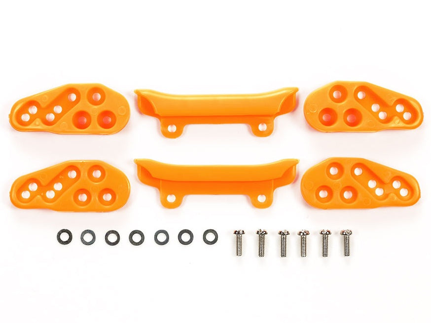 Tamiya 1/32 Mini 4WD Parts Front Under Guard (Orange) (Mini 4WD Limited)