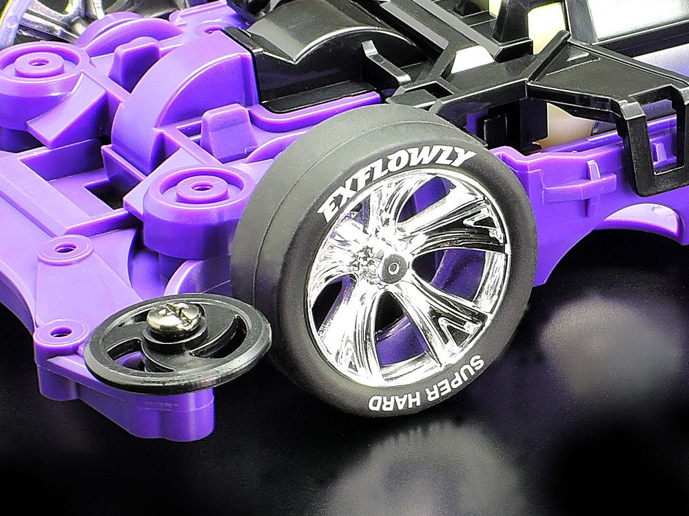 Tamiya 1/32 MINI 4WD Exflowly Polycarbonate Body Special (Purple) (MS Chassis) (Mini 4WD Limited)