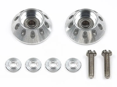 Tamiya 1/32 MINI 4WD Parts HG Lightweight 13mm Tapered Aluminum Ball-Race Rollers (Ringless)
