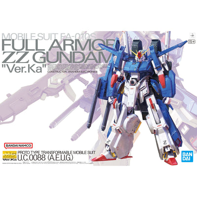 BANDAI Hobby MG 1/100 FULL ARMOR ZZ GUNDAM Ver.Ka