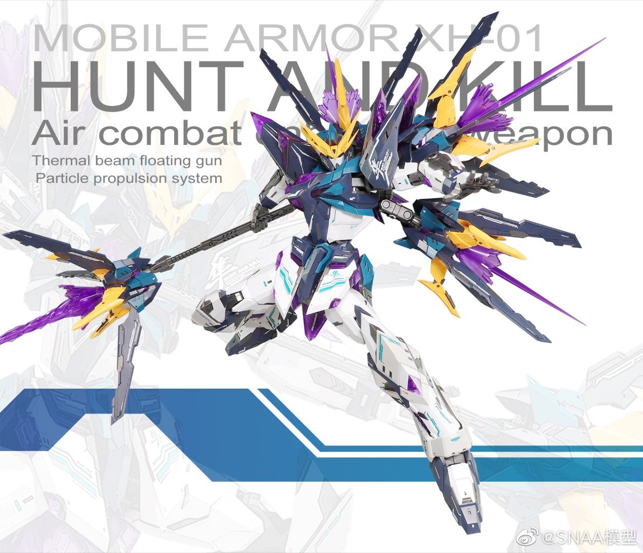 SNAA Mobile Armor XH-01 Hunt And Kill Air Combat Enhanced Weapon
