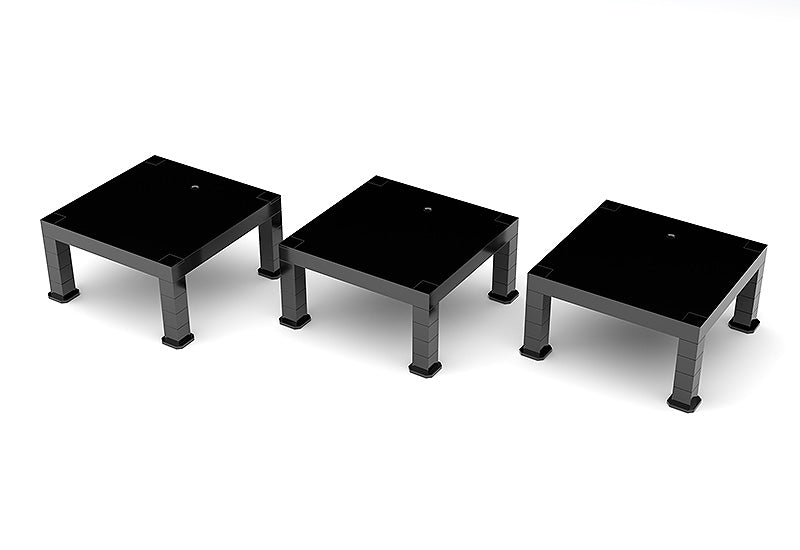 Good Smile Company The Simple Stand: Build-On Type (Black), Set of 3
