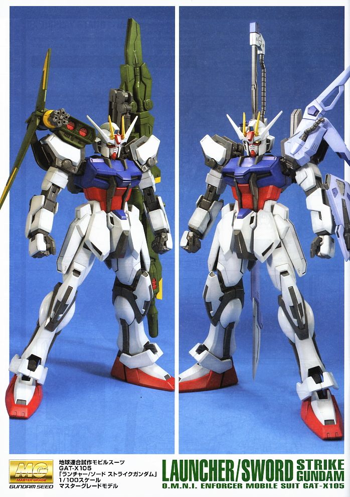 BANDAI Hobby MG Launcher & Sword Strike Gundam