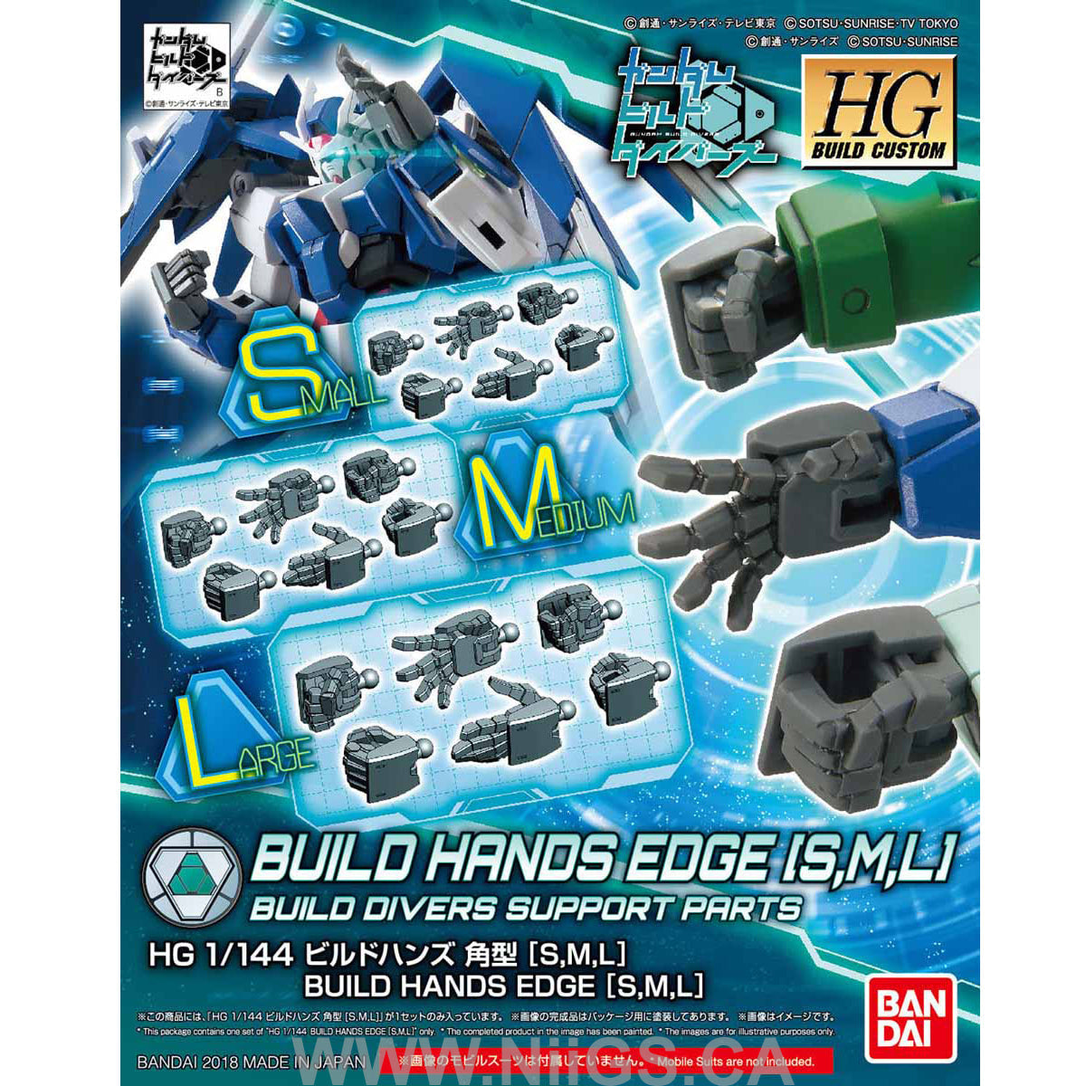 HGBC 1/144 BUILDHANDS [KAKU]SML