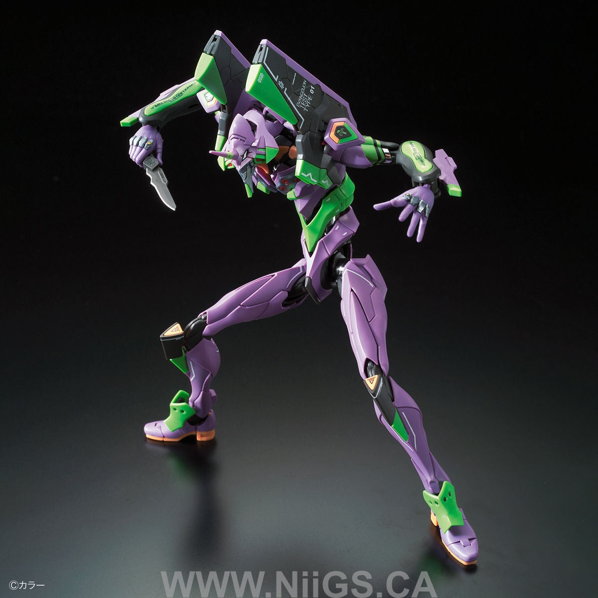 RG MULTIPURPOSE HUMANOID DECISIVE WEAPON ARTIFICIAL HUMAN EVANGELION UNIT-01 DX TRANSPORT PLATFORM SET