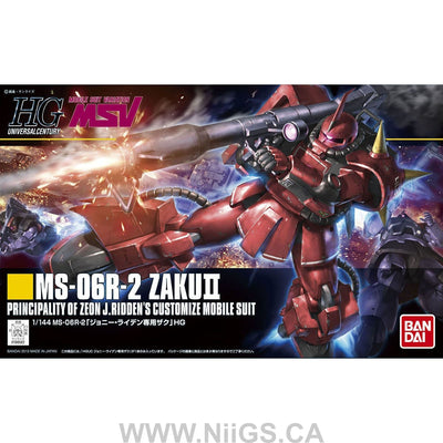 BANDAI Hobby HGUC 1/144 #166 MS-06R-2 Zaku Johnny Ridden Custom