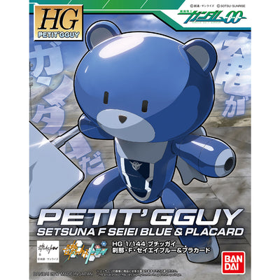 HGPG HG 1/144 Petit'gguy Setsuna F Seiei Blue & Placard