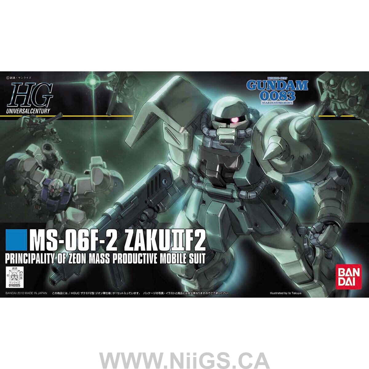 BANDAI Hobby HGUC 1/144 #105 Zaku F2 ZEON Type