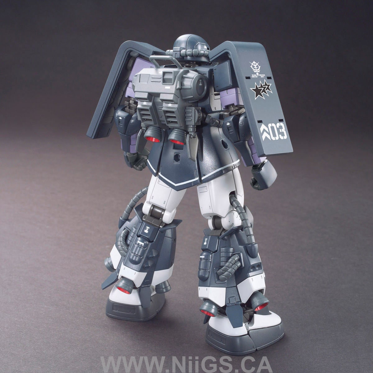 HG GTO 1/144 Zaku II High Mobility Type Gaia/Mash