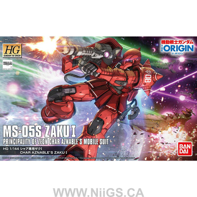 HG GTO 1/144 Char Aznable's Zaku I