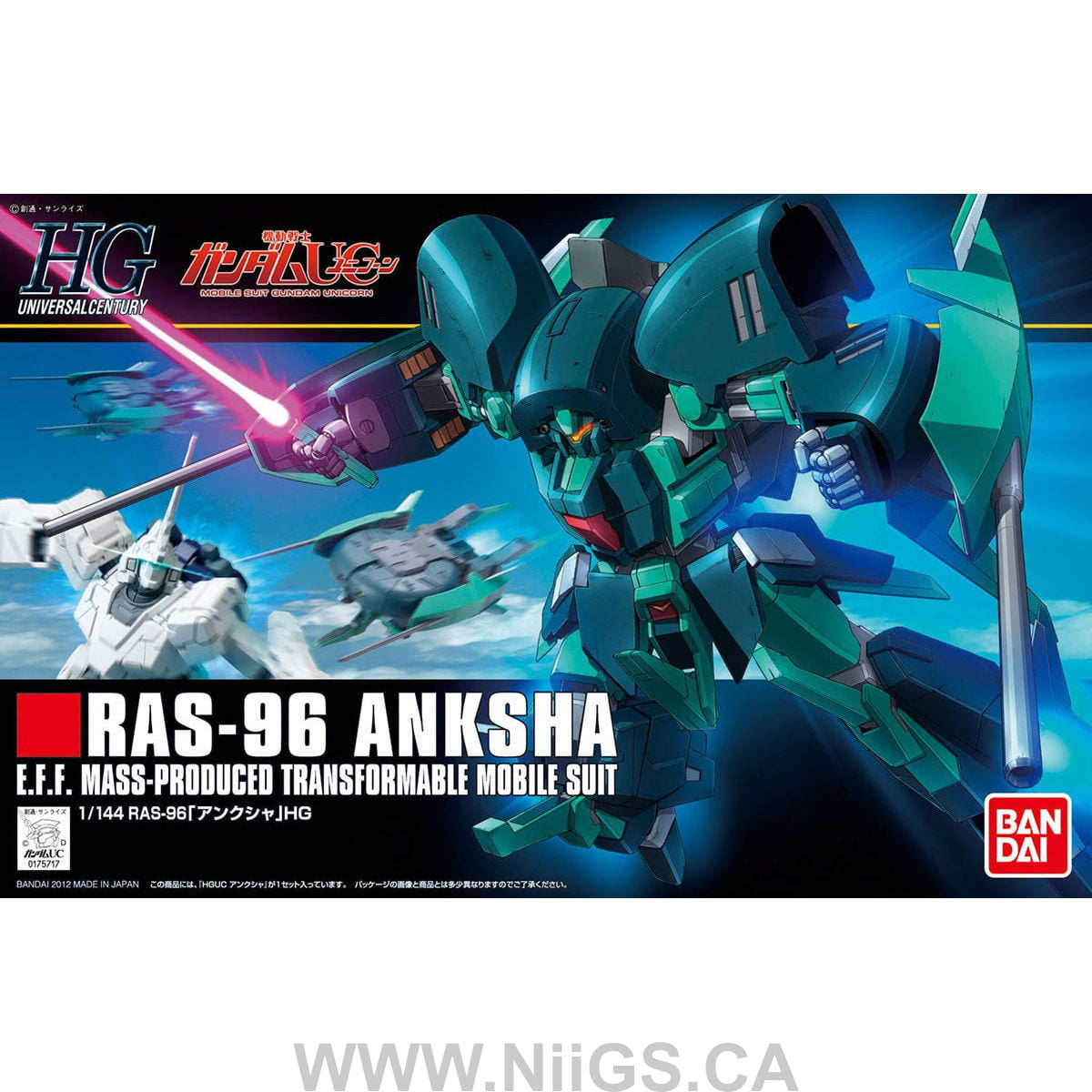 HGUC 1/144 #141 RAS-96 Anksha