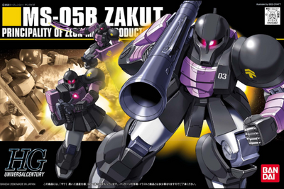 HGUC 1/144 #68 Zaku I Black Tri Stars