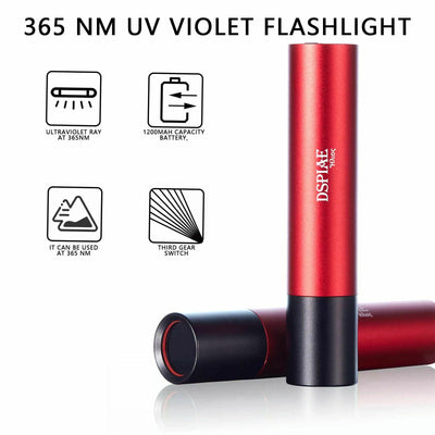 DSPIAE 365nm Ultraviolet Light Torch