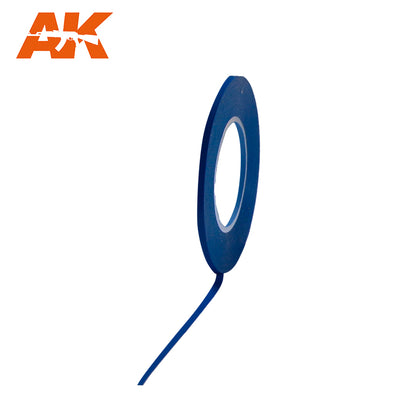 AK Interactive Blue Masking Tape for Curves - 2mm