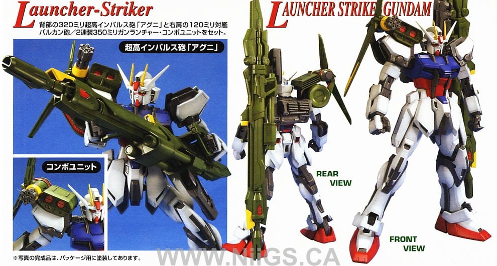 BANDAI HOBBY MG 1/100 STRIKE GUNDAM LAUNCHER / SWORD - Nii G Shop
