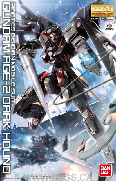 BANDAI Hobby MG 1/100 Gundam Age-2 Dark Hound - Nii G Shop