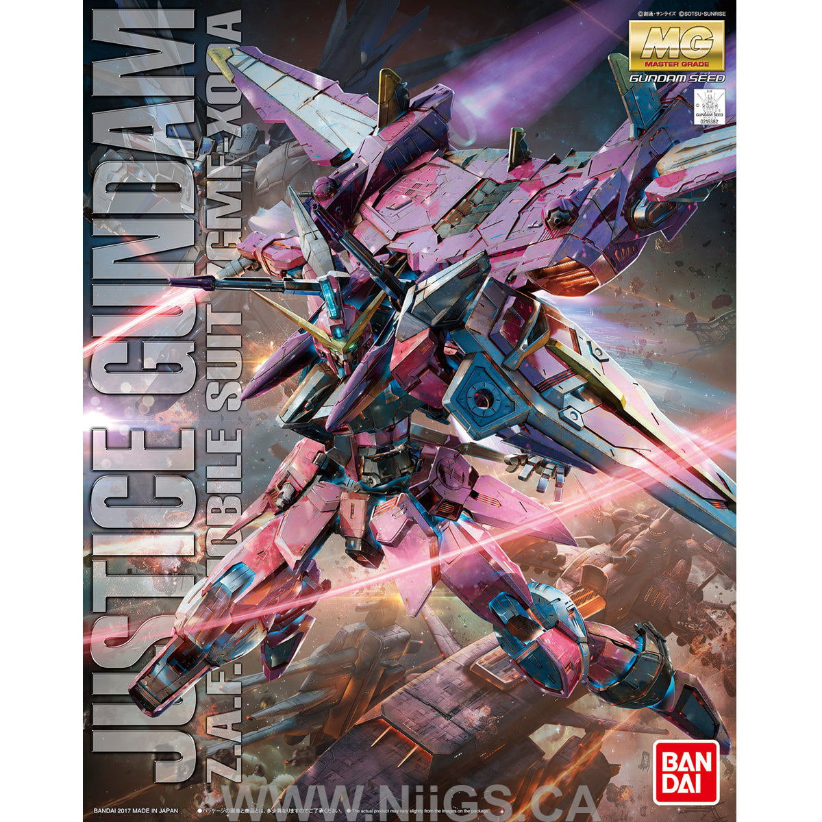 BANDAI Hobby MG 1/100 Justice Gundam - Nii G Shop