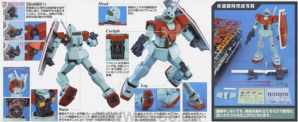 BANDAI Hobby MG RGM-79 GM Ver2.0 - Nii G Shop