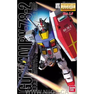 BANDAI Hobby MG RX-78-2 Gundam Ver. 1.5 - Nii G Shop