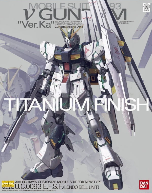 MG 1/100 RX-93 Nu Gundam Ver.Ka Titanium Finish Ver