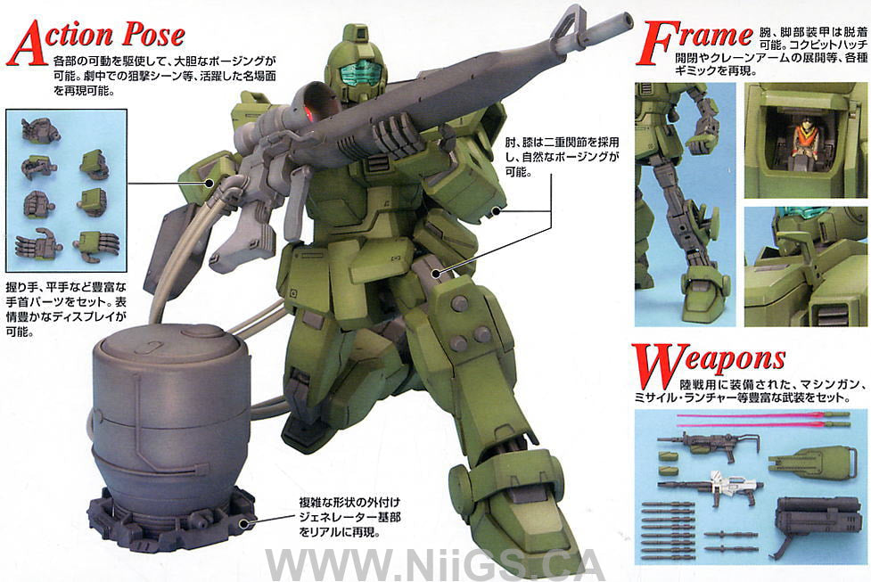 MG 1/100 GM Sniper - Nii G Shop