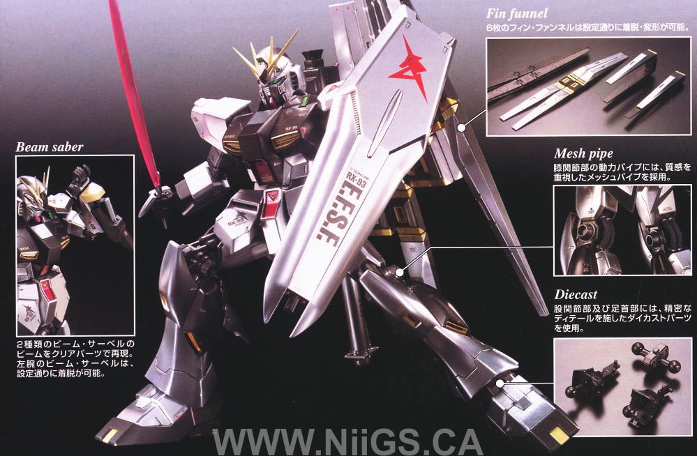 MG 1/100 NU GUNDAM METALLIC COATING Ver. - Nii G Shop