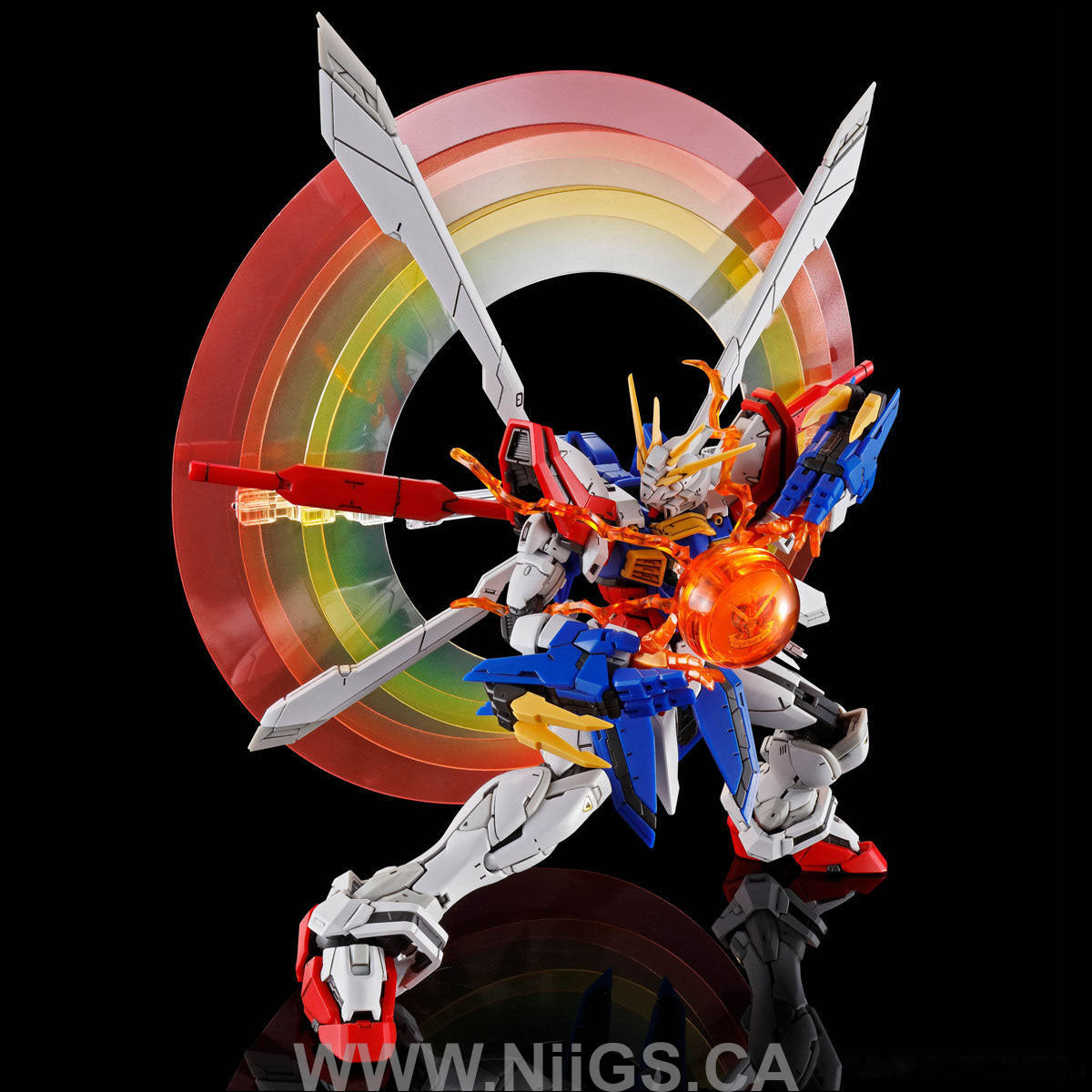 LIMITED Premium Bandai RG 1/144 EXPANSION SET for GOD GUNDAM