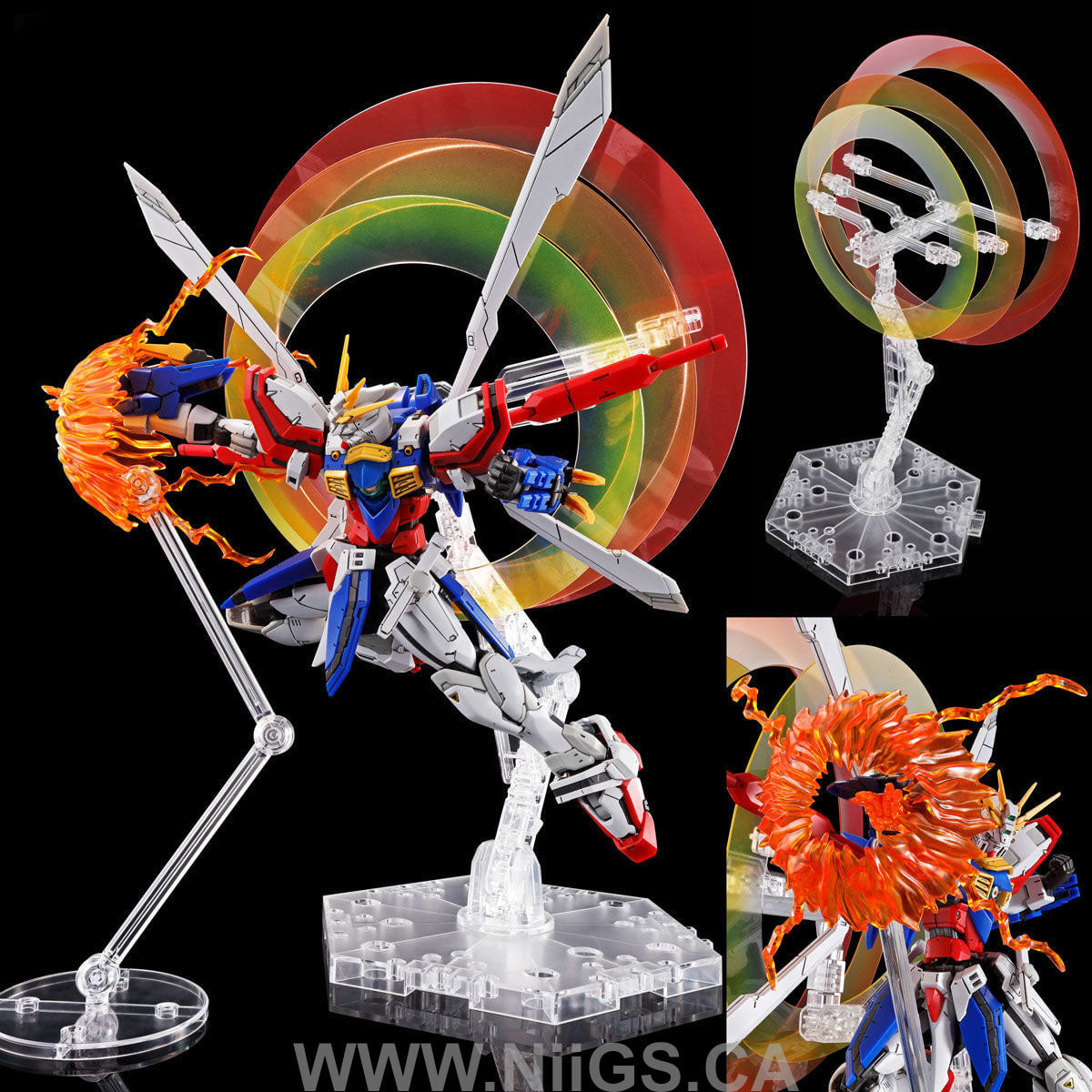 LIMITED Premium Bandai RG 1/144 EXPANSION SET for GOD GUNDAM