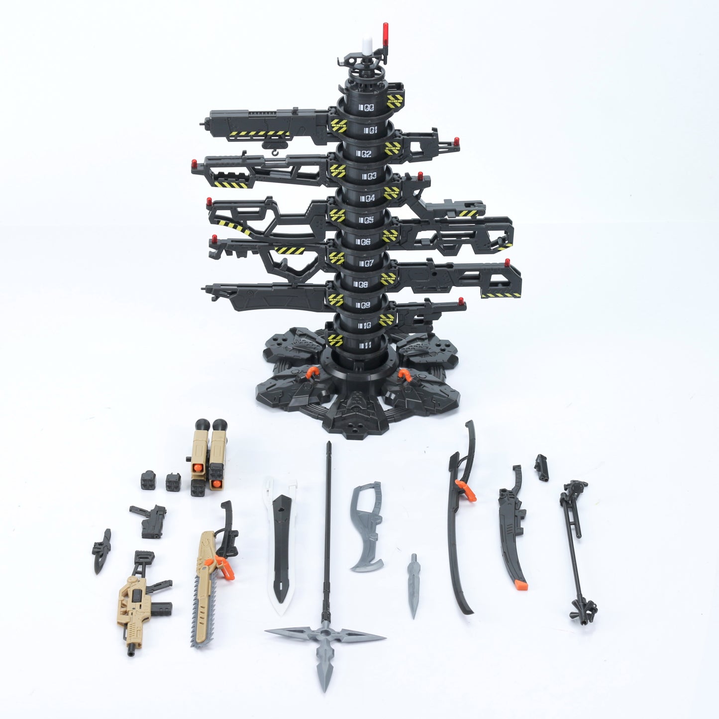 EW RG/HG 1/144 Evangelion General Weapon Set And Cross Storage Rack