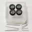 1/64 wheel set with rubber tires