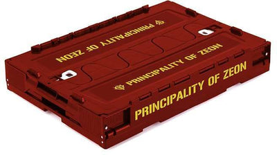 Limited MOBILE SUIT GUNDAM: PRINCIPALITY OF ZEON FOLDING CONTAINER DR (DARK RED)