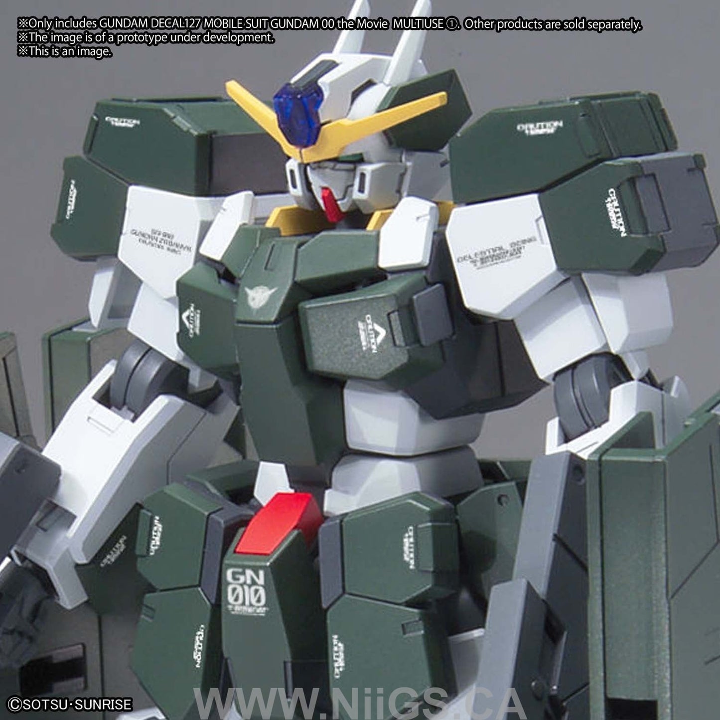 GUNDAM DECAL 127 - MOBILE SUIT GUNDAM 00 the Movie MULTIUSE 1