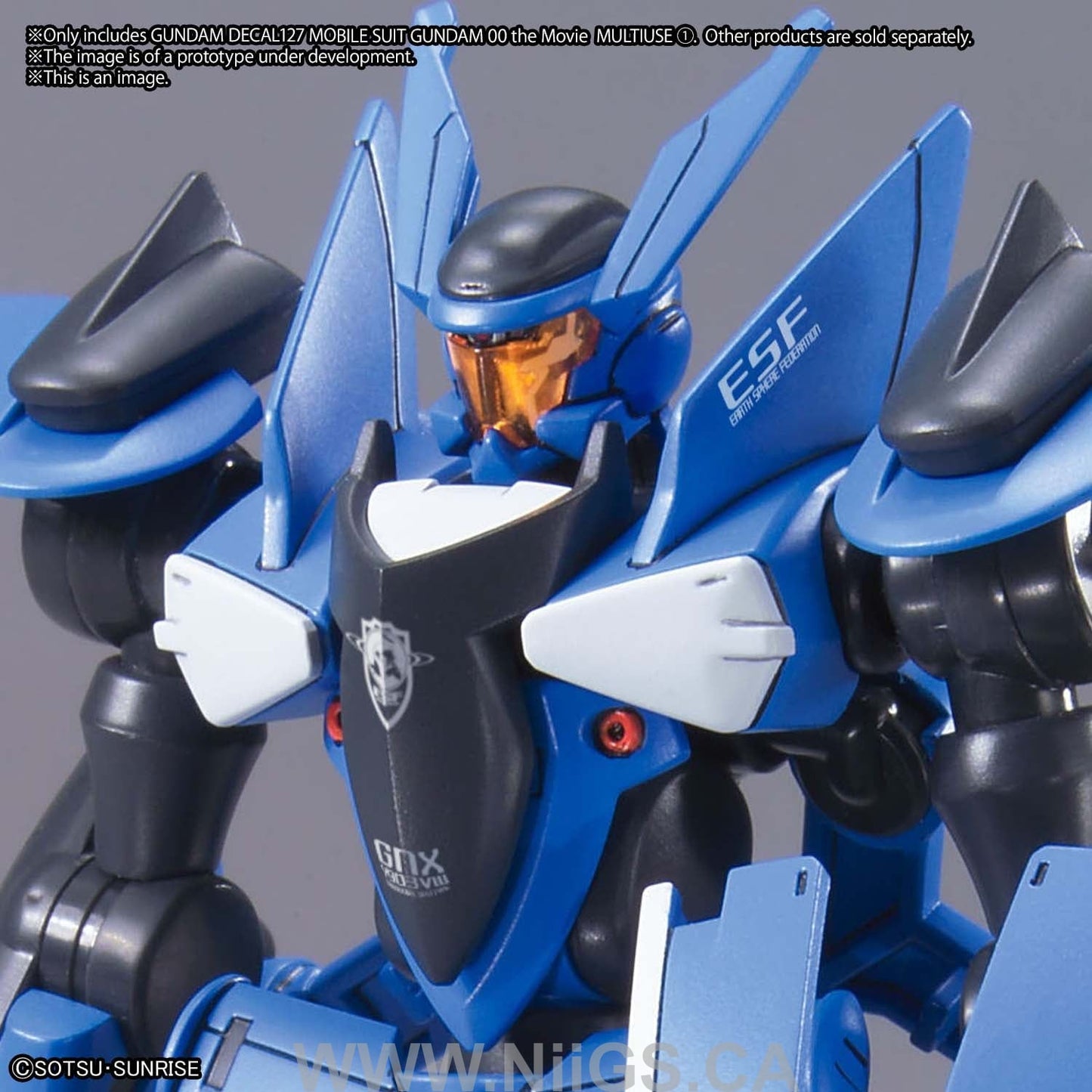 GUNDAM DECAL 127 - MOBILE SUIT GUNDAM 00 the Movie MULTIUSE 1