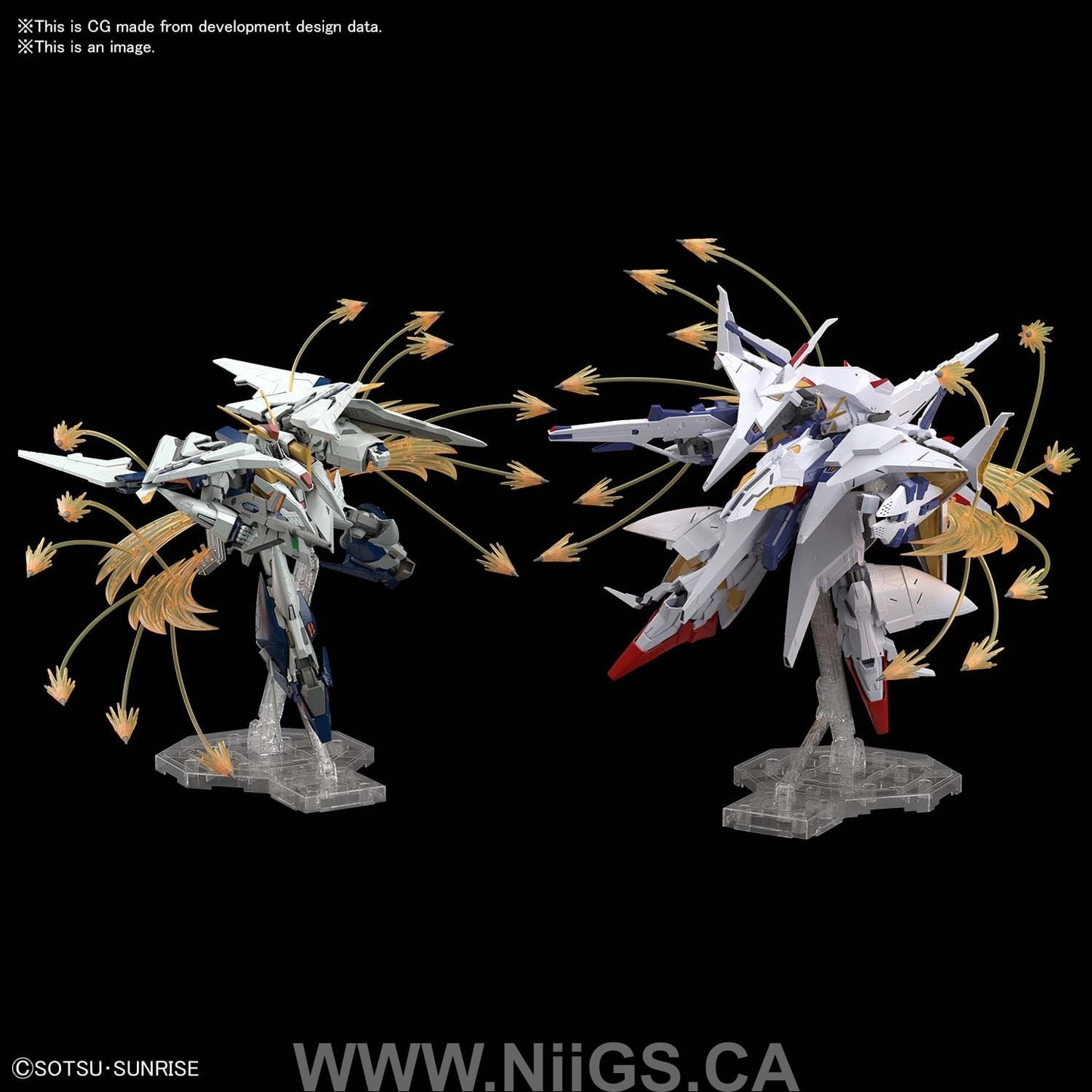 HGUC 1/144 XI GUNDAM VS PENELOPE FUNNEL MISSILE EFFECT SET