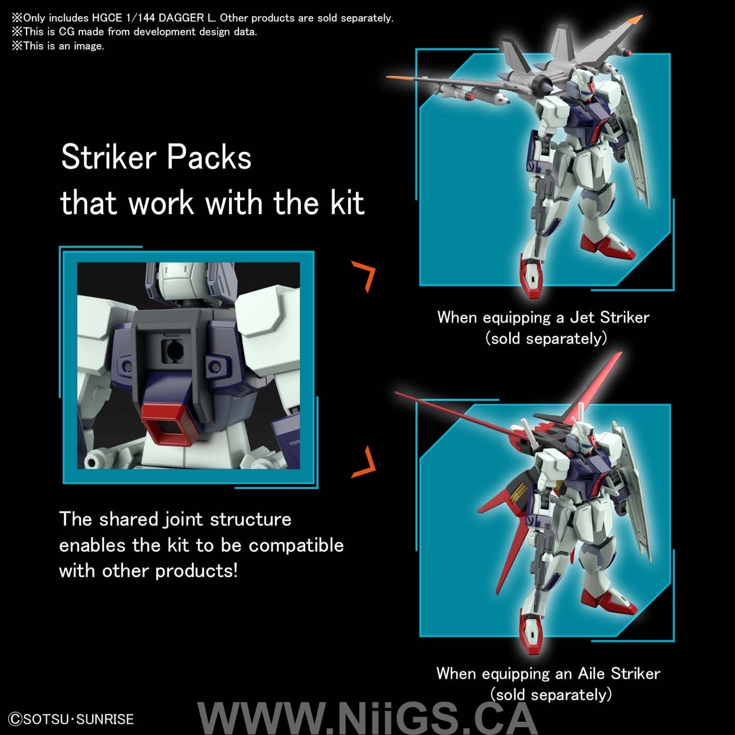 BANDAI Hobby HGCE 1/144 DAGGER L