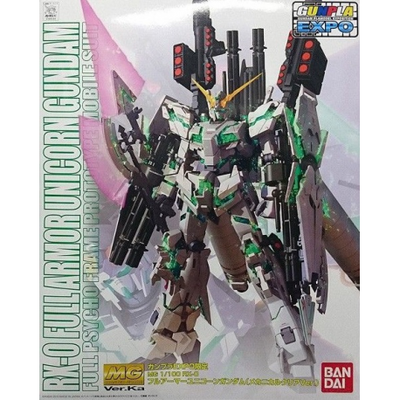 Limited MG 1/100 Gundam Unicorn Full Armor ver.ka Expo Clear version