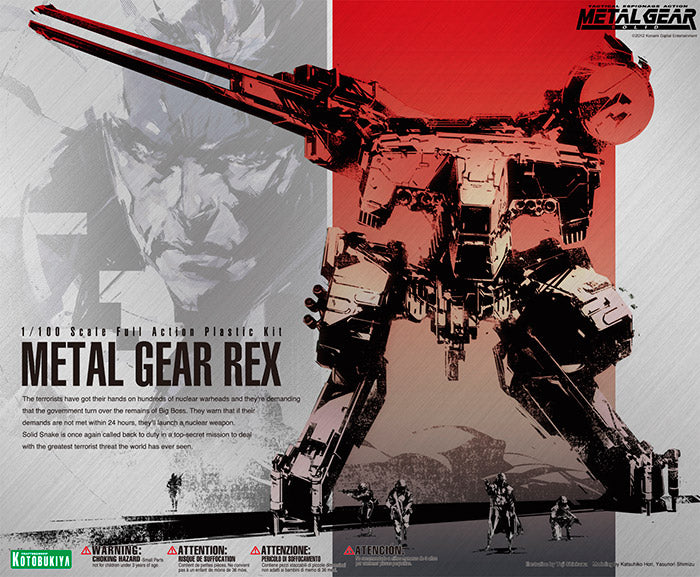 Kotobukiya 1/100 Metal Gear Solid Series Metal Gear Rex