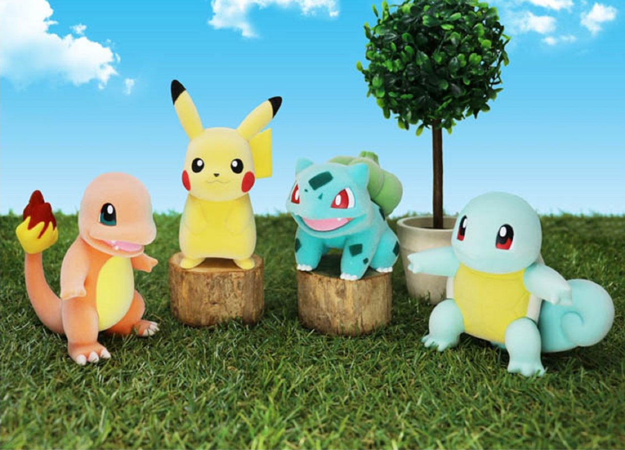 pocket monsters flocking doll POKEMON: FLOCKING DOLL (set of all 4) – Nii G Shop